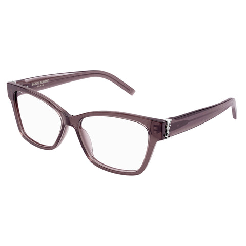 Saint Laurent Slm116 Brown Female Cat-Eye Optical Frames | Eyewear Index