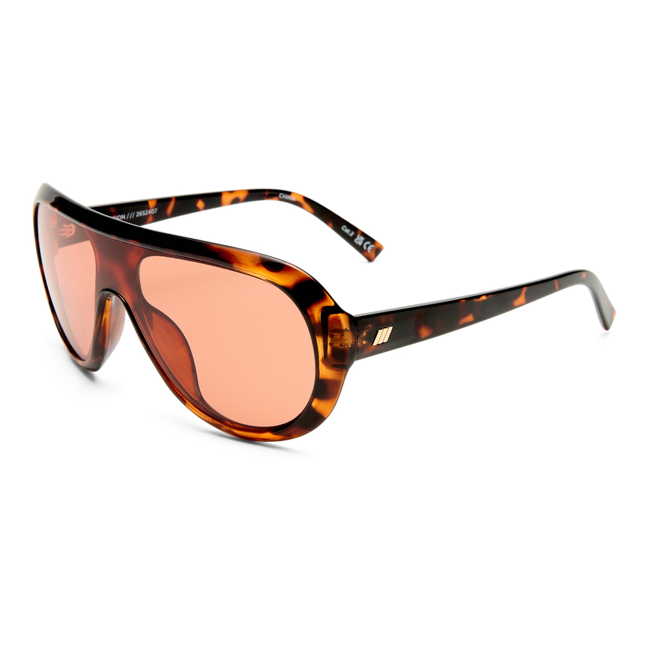 Le Specs Obsession Tort Uni-Sex Shield Sunglasses | Eyewear Index