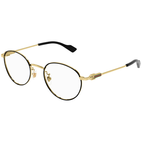 Gucci Gg1613oj Gold Female Round Optical Frames | Eyewear Index