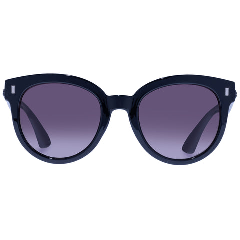 Mambo Cloud Plans V2 Black Female Round Sunglasses | Eyewear Index