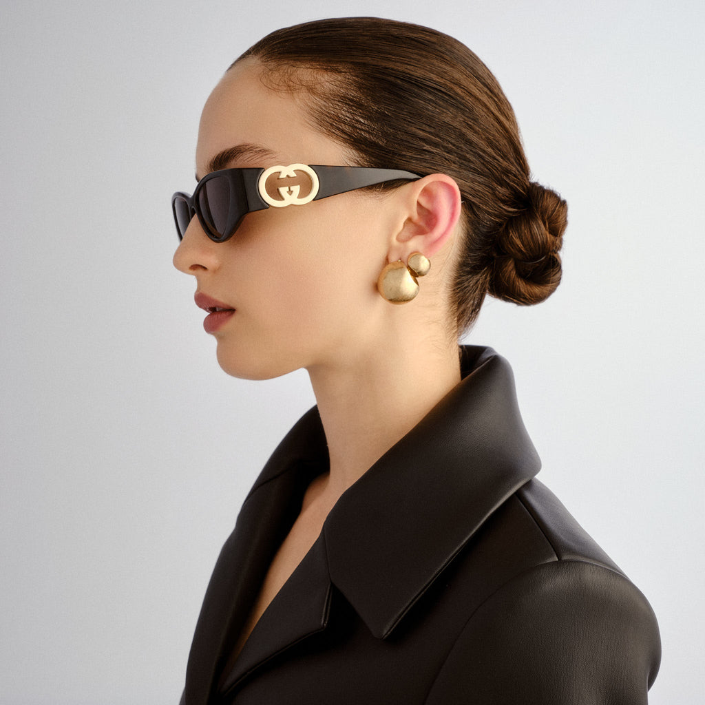 Gucci Gg1824s Havana Female Cat-Eye Sunglasses | Eyewear Index