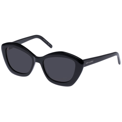 Saint Laurent Sl68 Black Female Cat-Eye Sunglasses | Eyewear Index