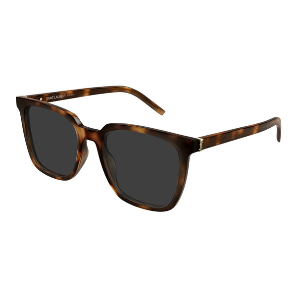 Saint Laurent Slm146k Havana Female Rectangle Sunglasses | Eyewear