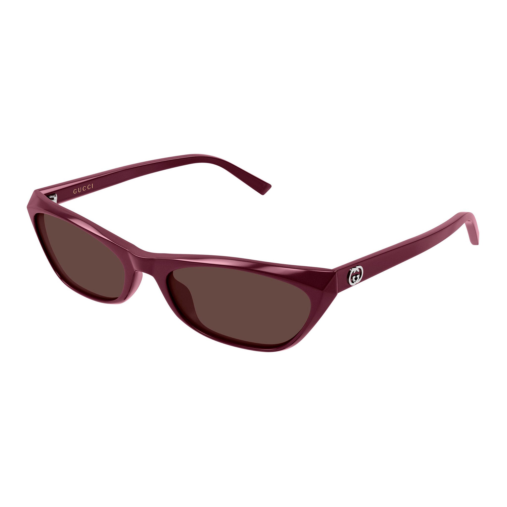 Gucci Gg2203s Burgundy Female Cat-Eye Sunglasses | Eyewear Index