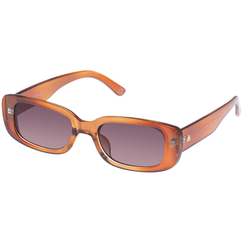 Aire Ceres Pearl Chocolate Uni-Sex Rectangle Sunglasses | Eyewear Index