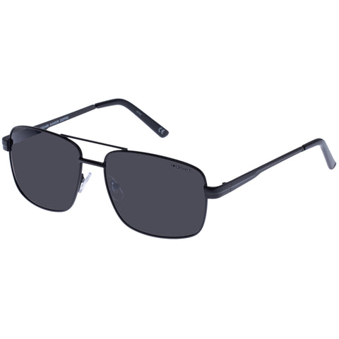 Solarized Square Aviator Matte Black Male Aviator Sunglasses | Eyewear Index