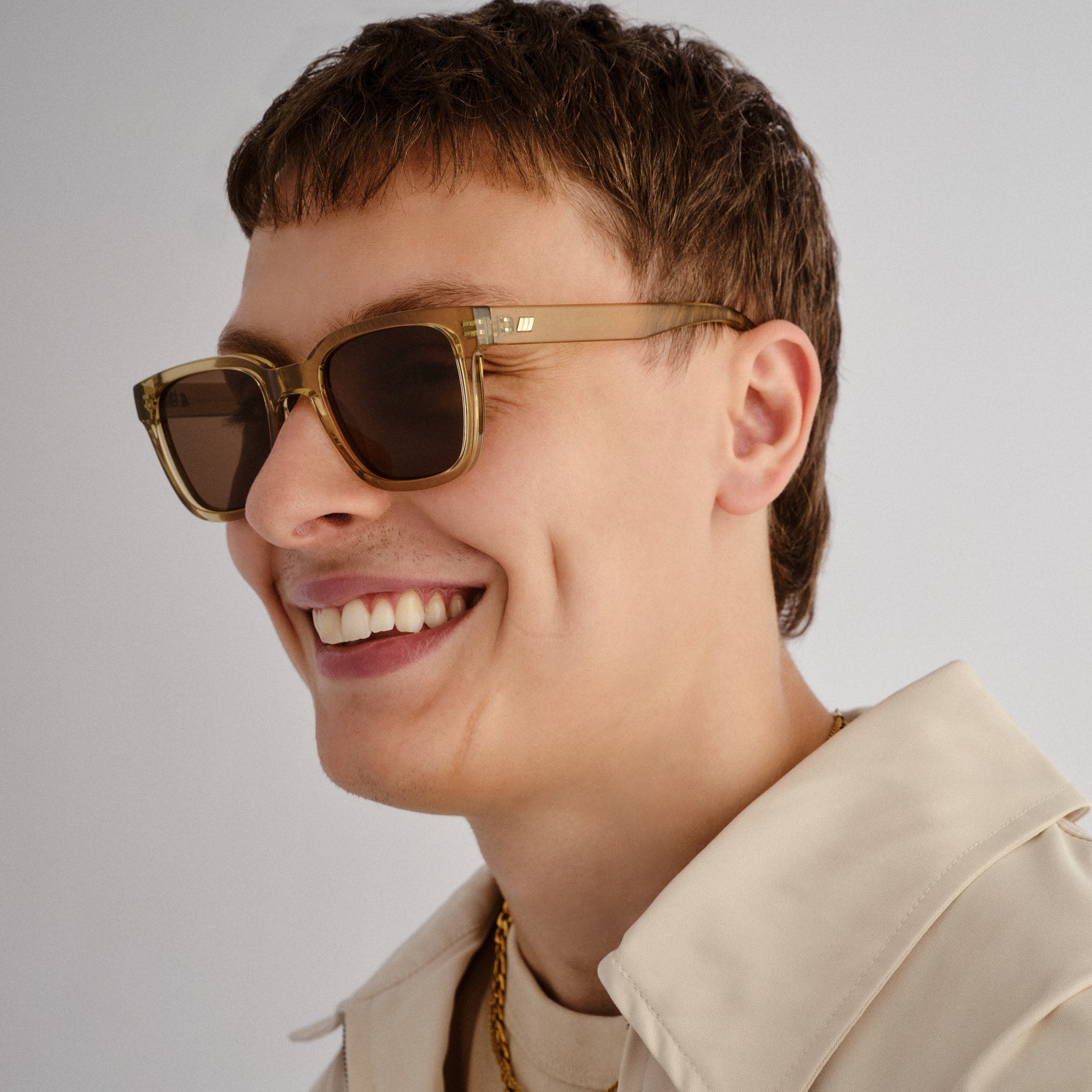 Le Specs Elixir Whiskey Uni-Sex Square Sunglasses | Eyewear Index