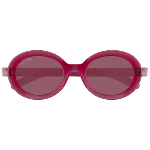 Gucci Gg1722sa Red Female Round Sunglasses | Eyewear Index