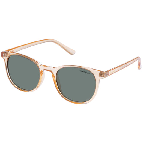 Solarized Refined Round Tan Uni-Sex Round Sunglasses | Eyewear Index