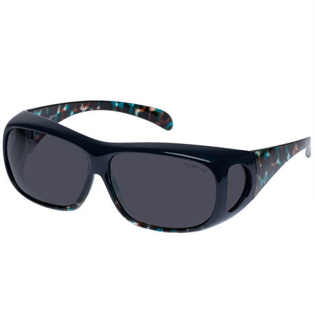 Cancer Council Jervis Fitovers Navy Mottle Tort Grad Uni-Sex D-Frame Sunglasses | Eyewear Index