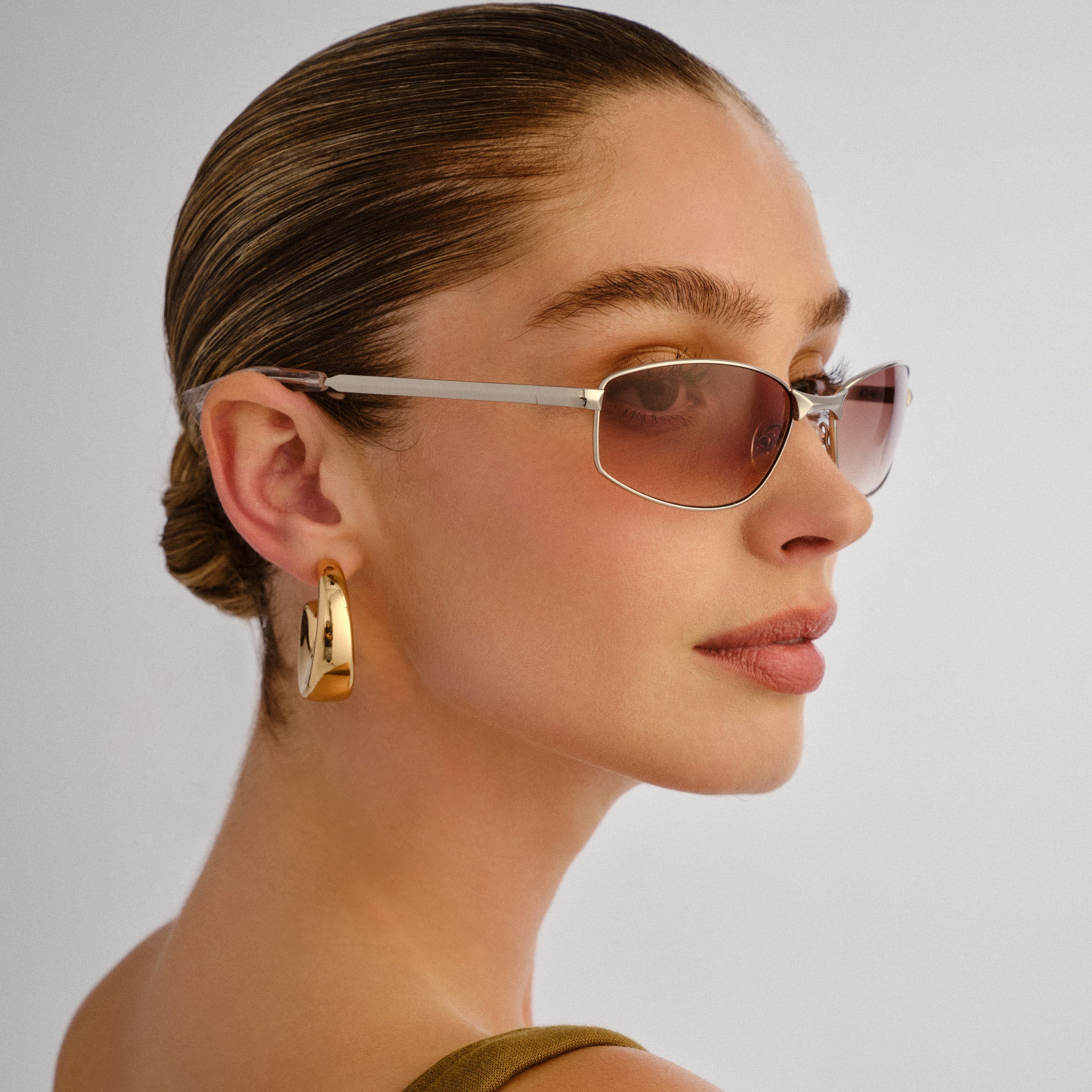 Le Specs Star Beam Silver Uni-Sex Wrap Sunglasses | Eyewear Index