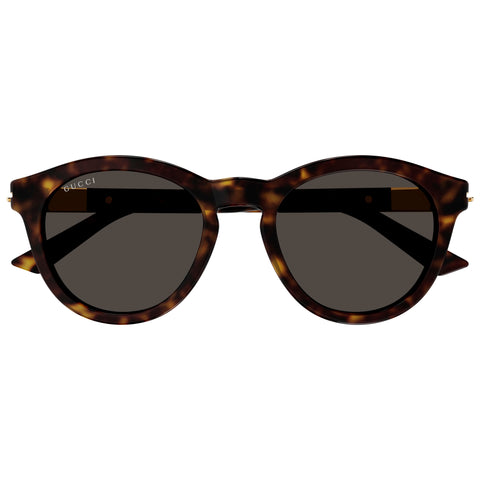 Gucci Gg1501s Havana Male Round Sunglasses | Eyewear Index