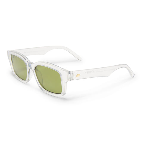 Le Specs Recarmito Crystal Clear Uni-Sex D-Frame Sunglasses | Eyewear Index