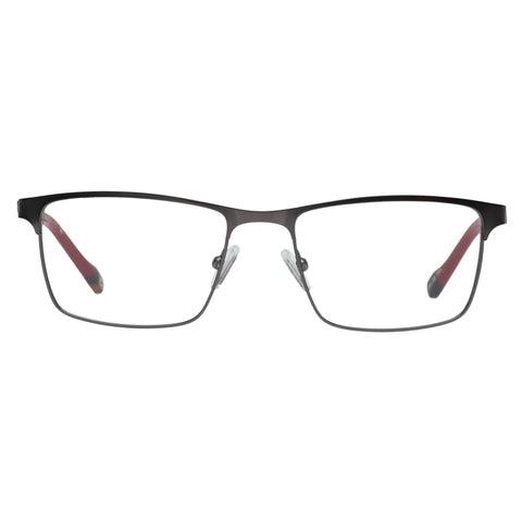 Le Specs Advantageous Matte Gunmetal Male D-Frame Optical Frames | Eyewear Index