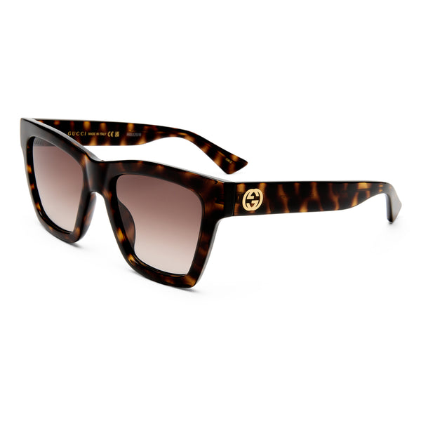 Gucci GG0325S 002 Women Cat-eye Sunglasses in Havana Frame W/brown Gradient Lens Gucci | Accessories | New Gucci Gg325s 002 55 Ladies  main image 4