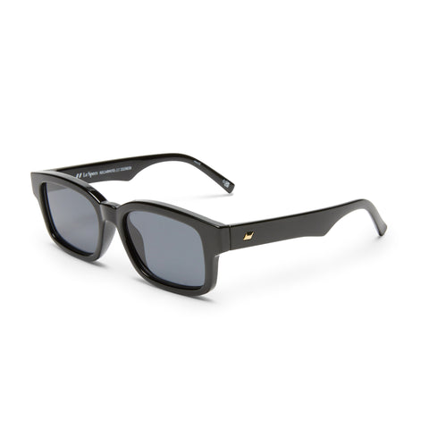 Le Specs Recarmito Black Uni-Sex D-Frame Sunglasses | Eyewear Index