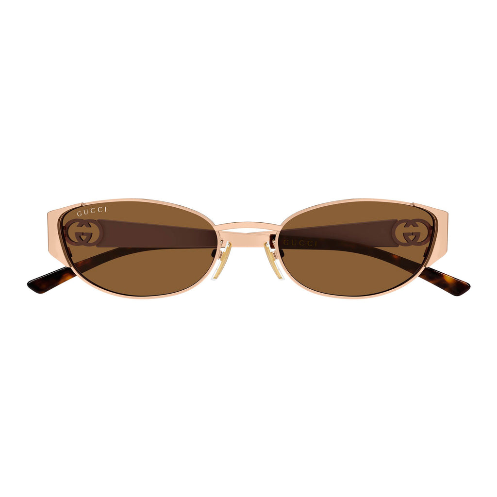 Gucci Gg2197s Gold Female Oval Sunglasses | Eyewear Index