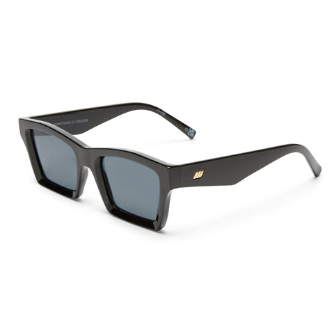 Le Specs Something Black Uni-Sex D-Frame Sunglasses | Eyewear Index