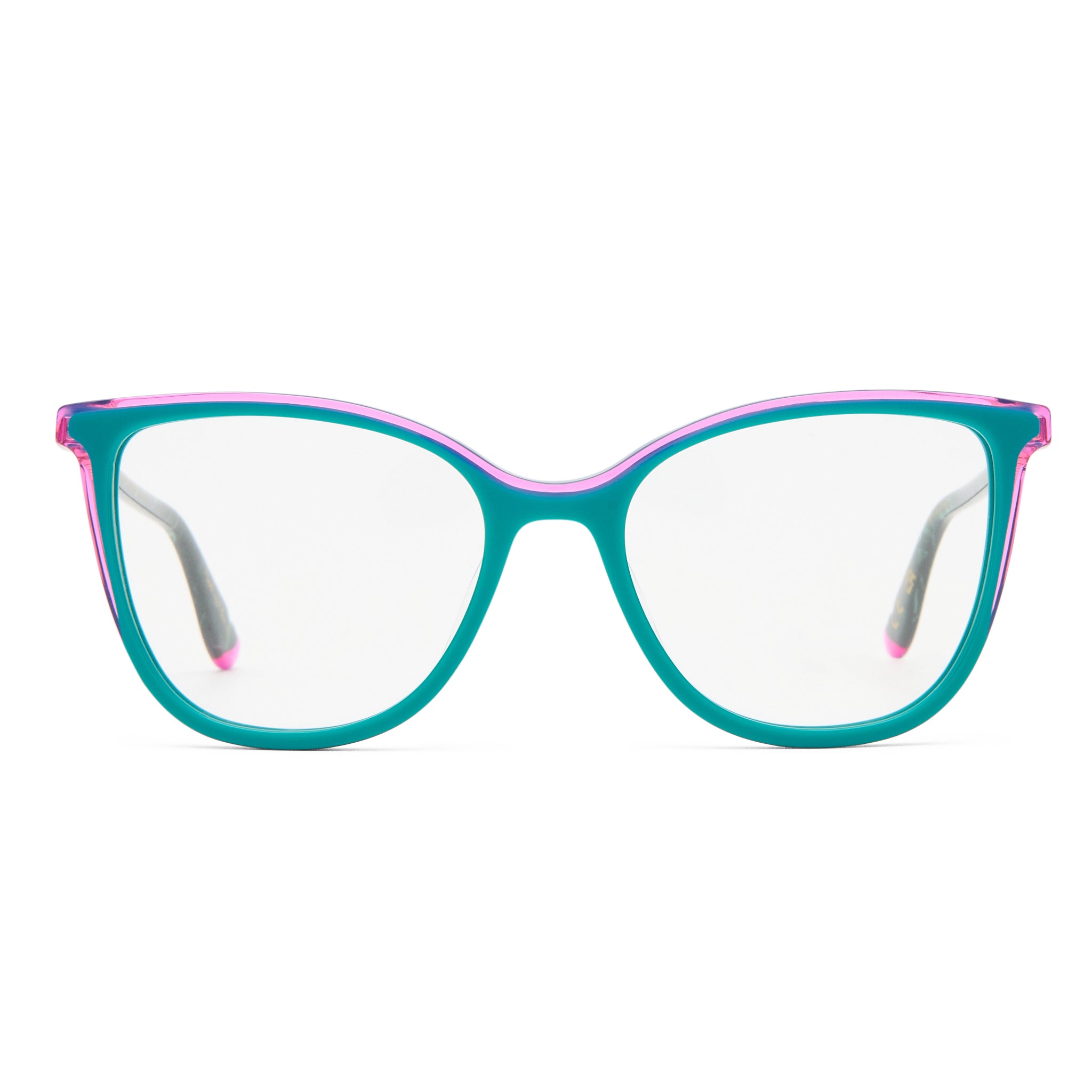 Camilla Marquee Teal Female Cat-Eye Optical Frames | Eyewear Index