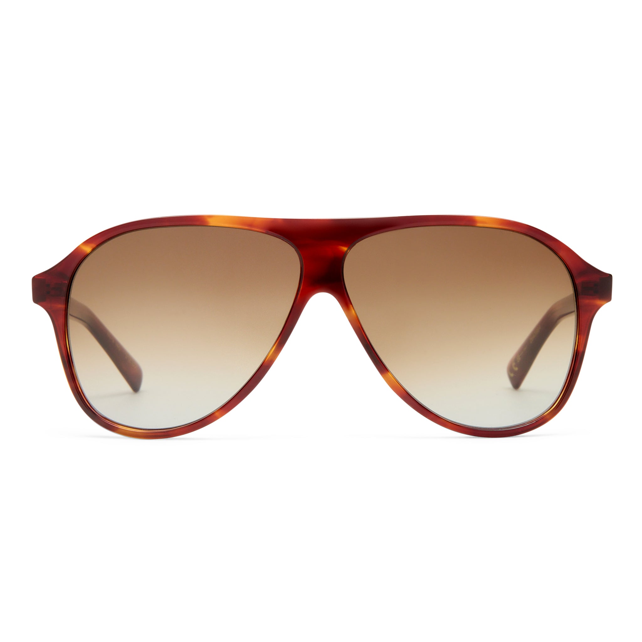 Luv Lou The Eve Maple Tort Female Aviator Sunglasses | Eyewear Index