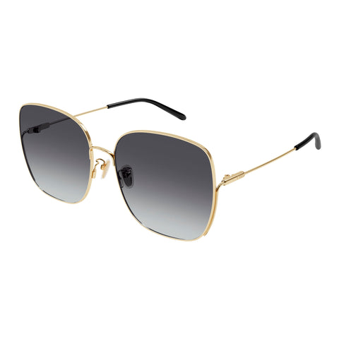 Chloe Ch0170sa Gold Female Square Sunglasses | Eyewear Index