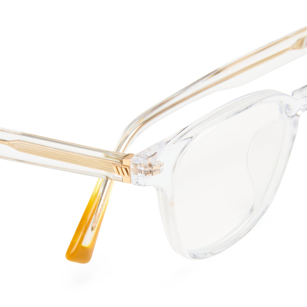 Le Specs Spectral 48 Clear Uni-Sex Round Optical Frames | Eyewear Index