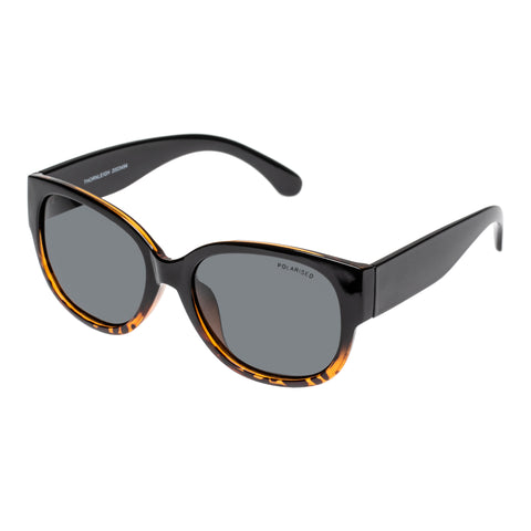 Cancer Council Thornleigh Black Female Round Sunglasses | Eyewear Index