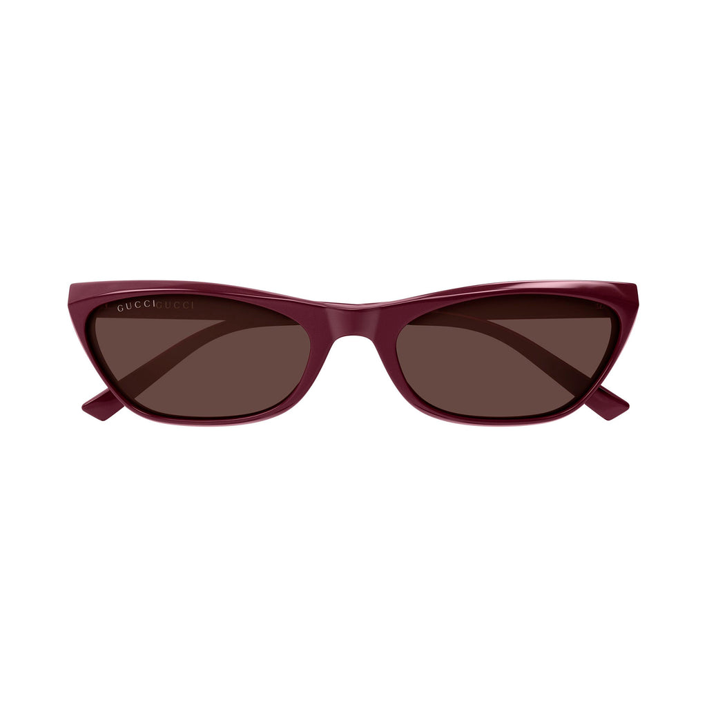 Gucci Gg2203s Burgundy Female Cat-Eye Sunglasses | Eyewear Index