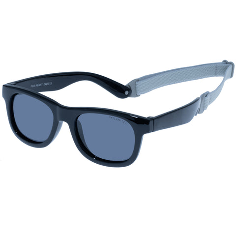 Cancer Council Pika Infant Black Male D-Frame Sunglasses | Eyewear Index