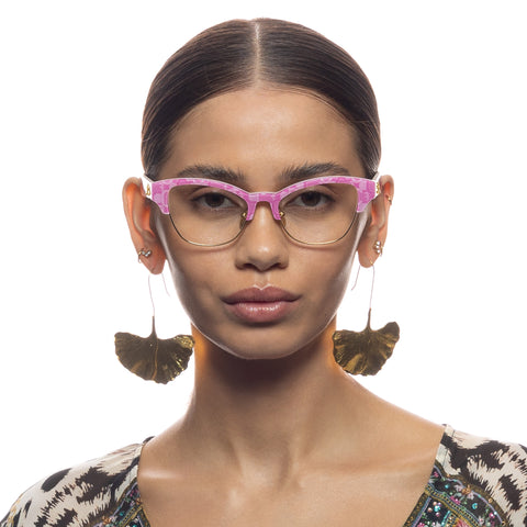 Camilla Out Of Office Ballet Print Female Cat-Eye Optical Frames | Eyewear Index