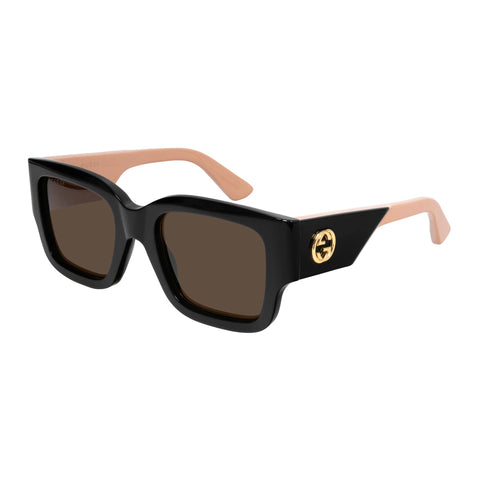 Gucci Gg1663s Black Female Rectangle Sunglasses | Eyewear Index