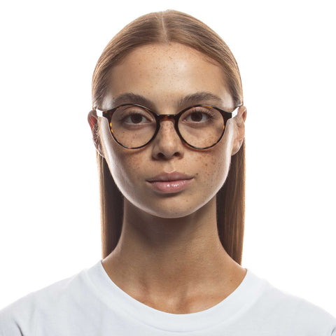 Le Specs Bio-Nics 48 Tort Uni-Sex Round Optical Frames | Eyewear Index