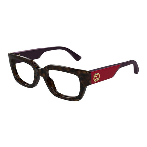 Gucci Gg1666o Havana Female Cat-Eye Optical Frames | Eyewear Index