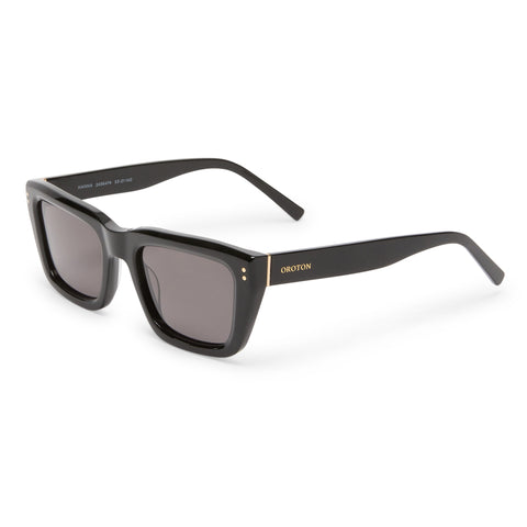 Oroton Hanna Black Female D-Frame Sunglasses | Eyewear Index