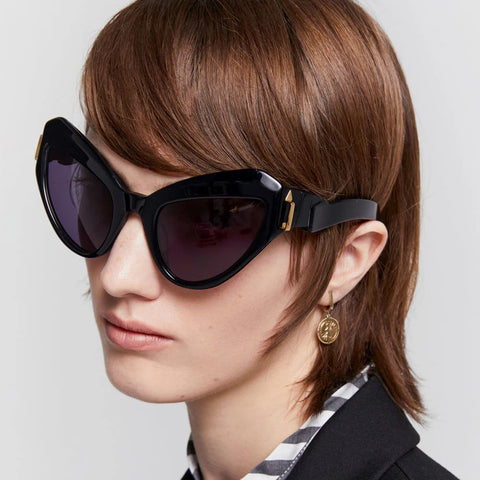 Karen Walker Tour Du Jour Scarlet Female Mask Sunglasses | Eyewear Index