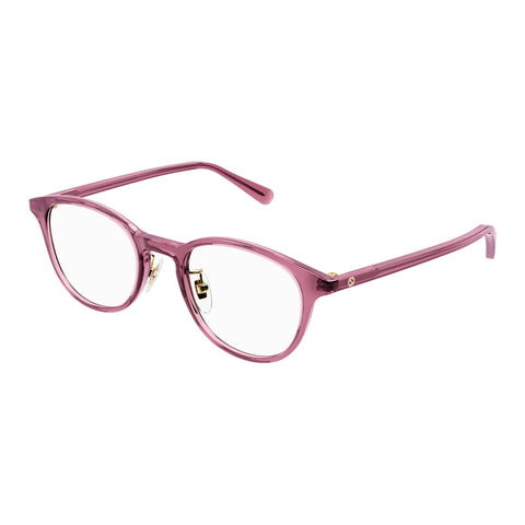 Gucci Gg1474oj Pink Female Round Optical Frames | Eyewear Index