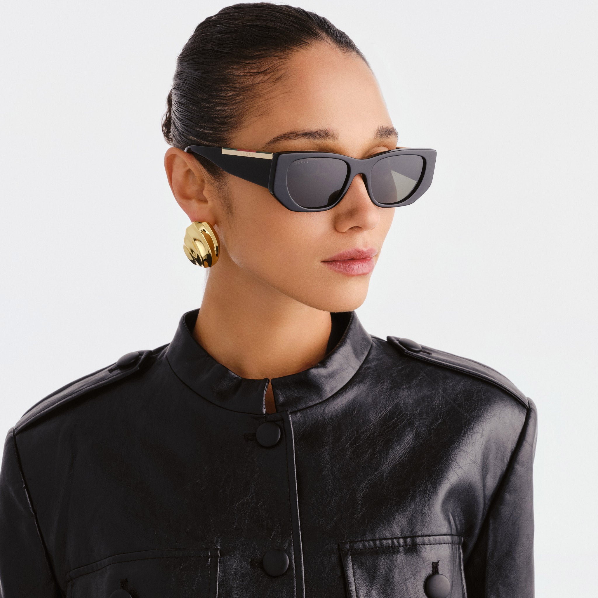 Gucci Gg1959s Black Female Cat-Eye Sunglasses | Eyewear Index