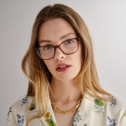 Oroton Lorien Berry Female D-Frame Optical Frames | Eyewear Index