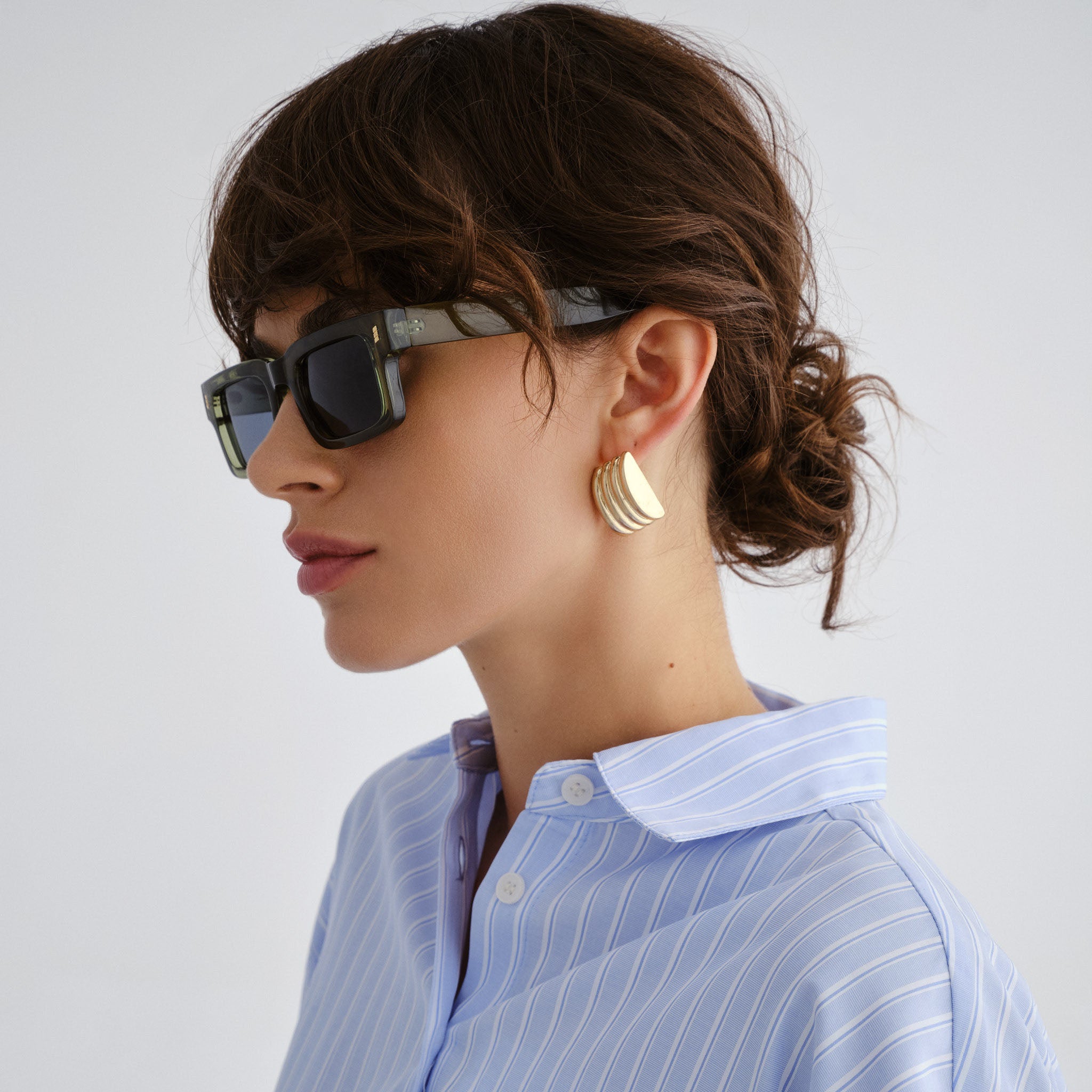 Cancer Council Austinmer Khaki Uni-Sex Rectangle Sunglasses | Eyewear Index