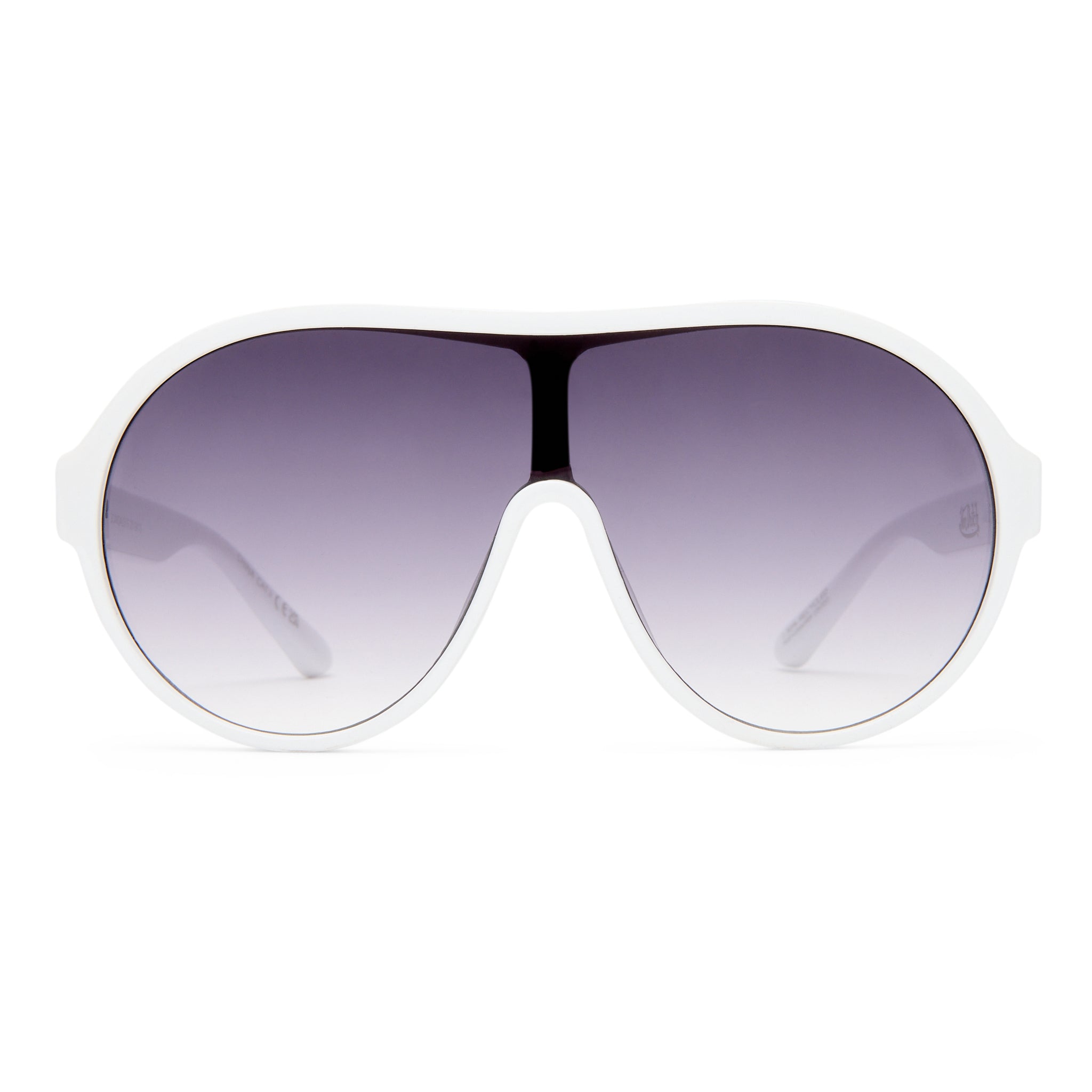 Aire Scandalous White Uni-Sex Aviator Sunglasses | Eyewear Index