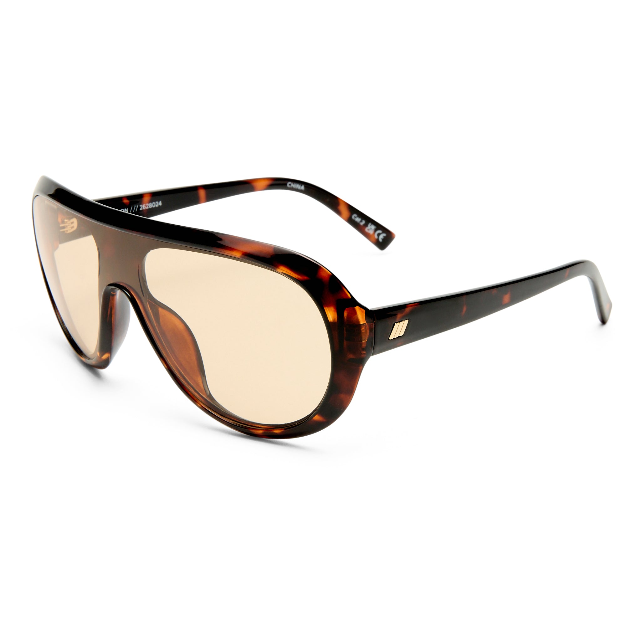 Le Specs Obsession Dark Tort Uni-Sex Shield Sunglasses | Eyewear Index