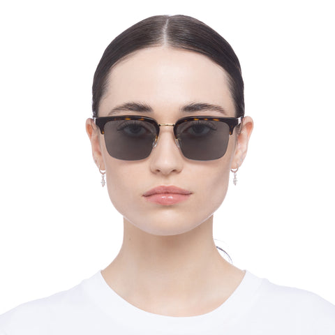 Gucci Gg1226s Havana Male D-Frame Sunglasses | Eyewear Index