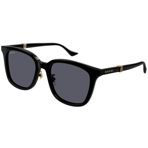 Gucci Gg1498sk Black Male Rectangle Sunglasses | Eyewear Index