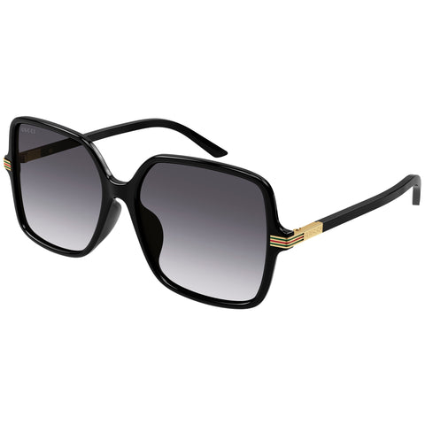 Gucci Gg1448sa Black Female Rectangle Sunglasses | Eyewear Index