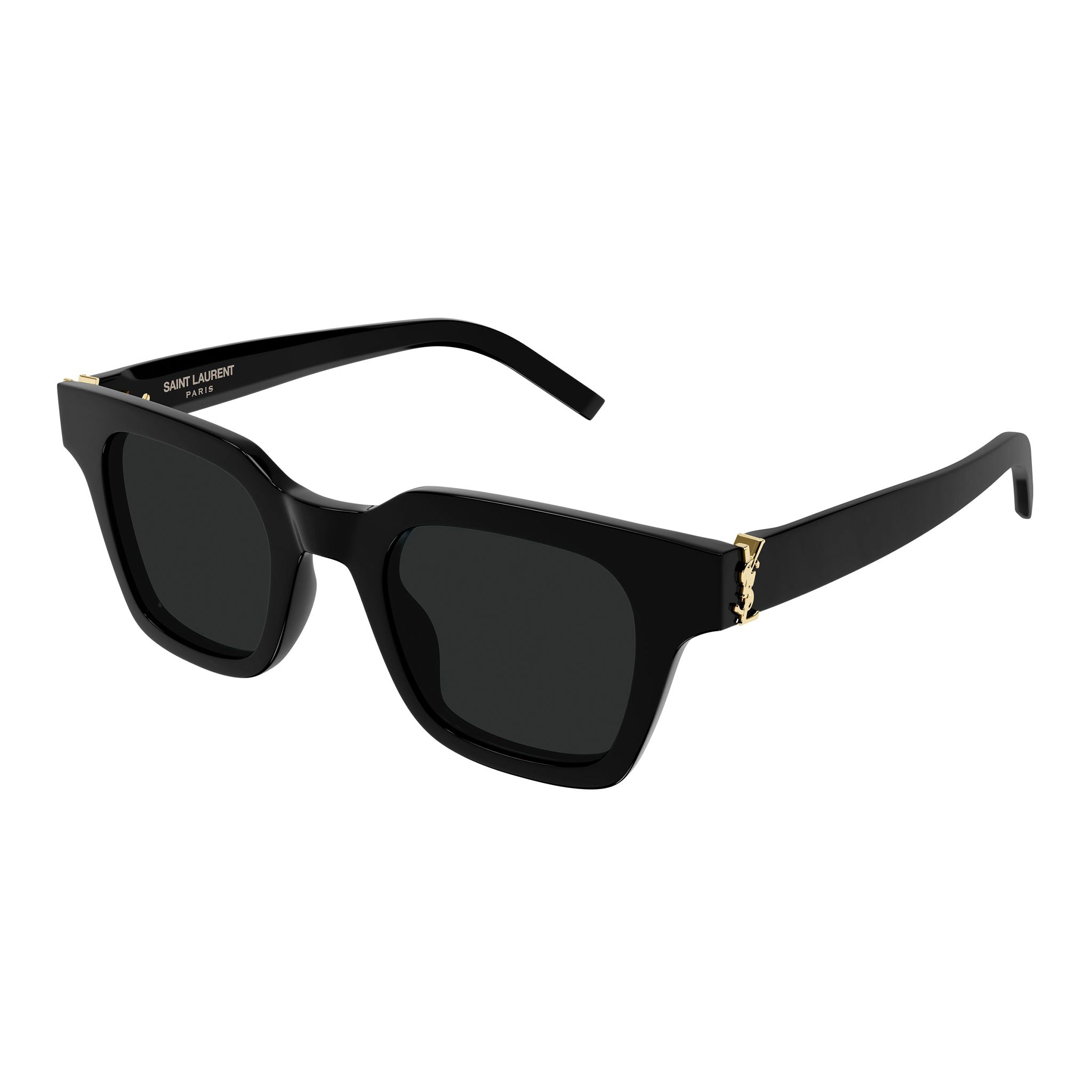 Saint Laurent Slm157 Black Uni-Sex Rectangle Sunglasses | Eyewear