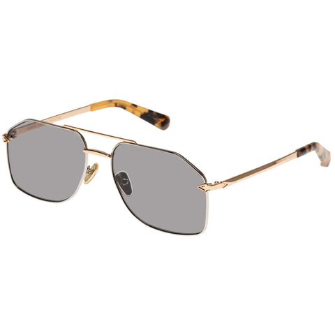 Karen Walker Pampel Mix Metal Uni-Sex Aviator Sunglasses | Eyewear Index