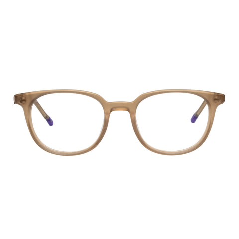 Le Specs Nomad Matte Whiskey Uni-Sex Round Optical Frames | Eyewear Index