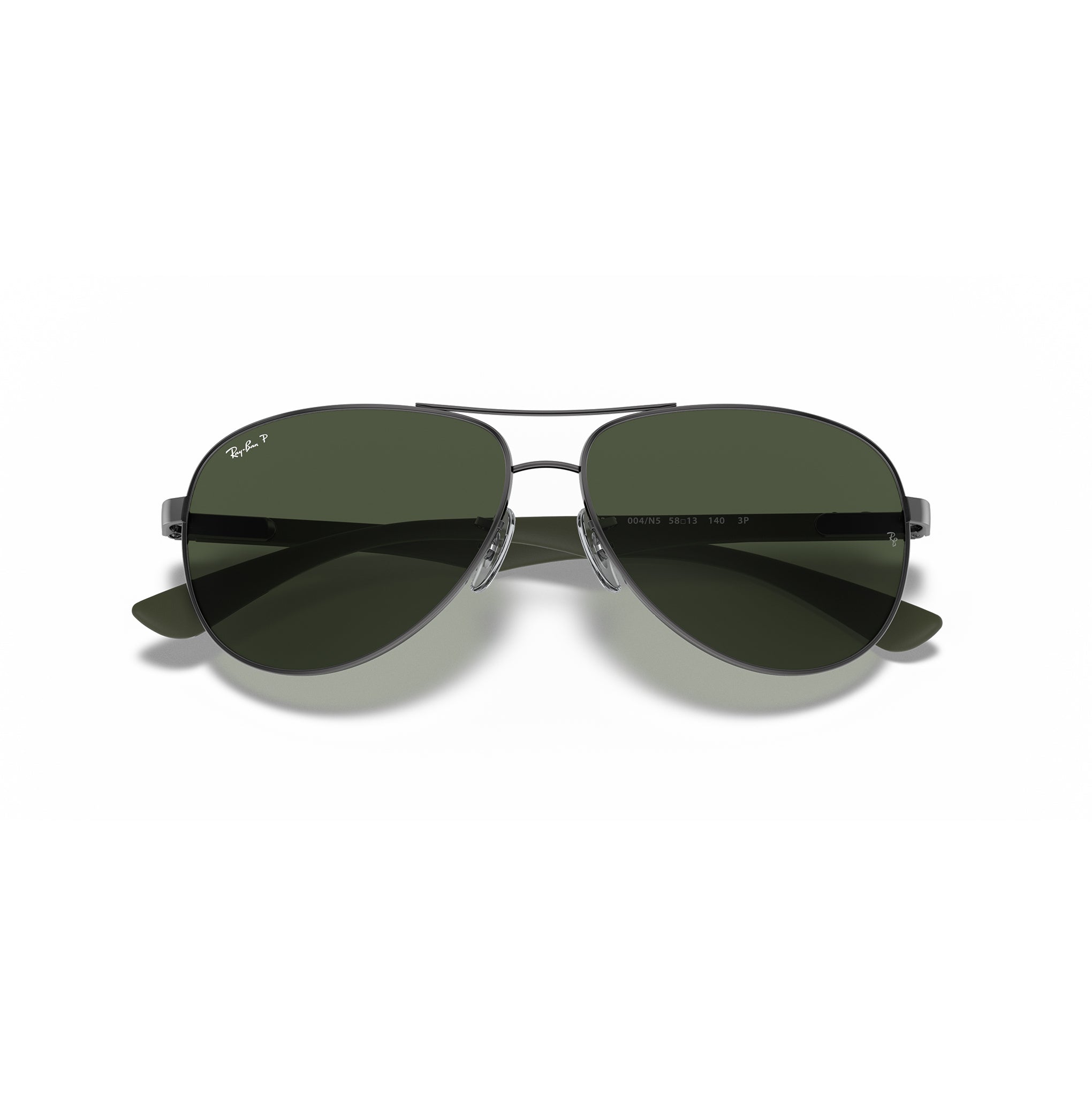 Ray-Ban Rb8313 Carbon Fibre 004n5 Gunmetal Male Aviator Sunglasses | Eyewear Index