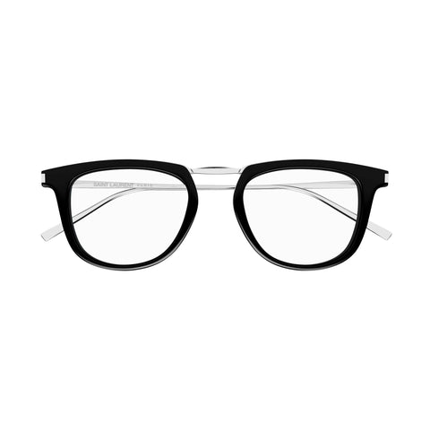 Saint Laurent Sl753opt Black Uni-Sex Round Optical Frames | Eyewear Index