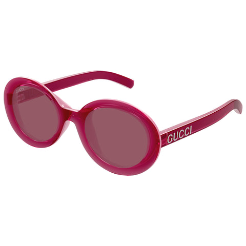 Gucci Gg1722sa Red Female Round Sunglasses | Eyewear Index